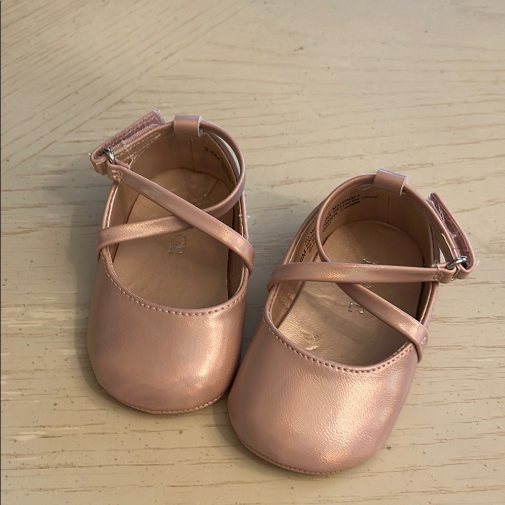Blush color baby girl Ballet Flats